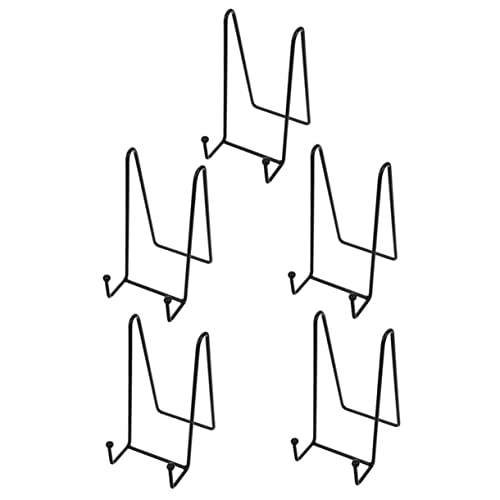 IMIKEYA 5st Ständer Für Fotorahmen Plattenhalterständer Rahmenhalterung Aus Metall Untersetzerhalter Aus Metall Stand Drahtplattenständer Tischtelefon Bilderrahmen Eisen Schmuckständer von IMIKEYA
