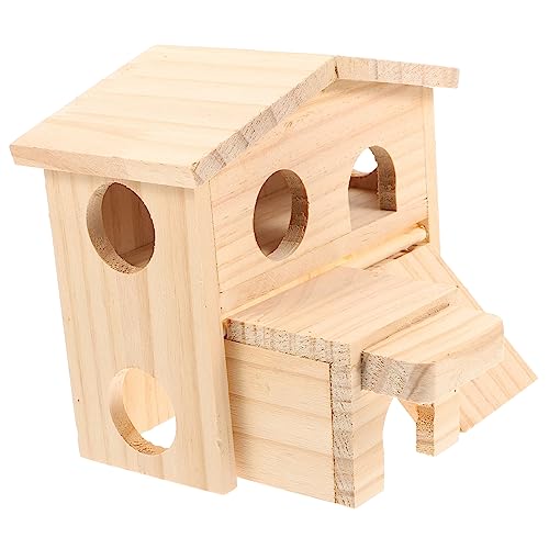 IMIKEYA Chinchilla Zweistöckiger Sicheres Nagerhaus für Hamster und Kleintiere für Schlaf Langlebig Reinigen IMIKEYA Chinchilla Zweistöckiger Sicheres Nagerhaus für Hamster und Kleintiere für Schlaf Langlebig Reinigen von IMIKEYA
