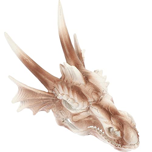 IMIKEYA Dinosaurier-Aquariendekoration Aus Hochwertigem Harz – Großes Garnelen-Versteck in Form Eines Dinosaurier Schädel Ornaments Für EIN Einzigartiges Aquarium Design Und Sicheren von IMIKEYA