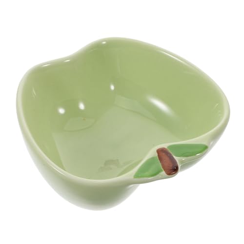 IMIKEYA Niedlicher Keramik Hamsternapf Multifunktionaler Futter und Wassernapf für Kleintiere Rutschfestes Design für Hamster Chinchillas Meerschweinchen und Apfel IMIKEYA Niedlicher Keramik Hamsternapf Multifunktionaler Futter und Wassernapf für Kleintiere Rutschfestes Design für Hamster Chinchillas Meerschweinchen und Apfel von IMIKEYA