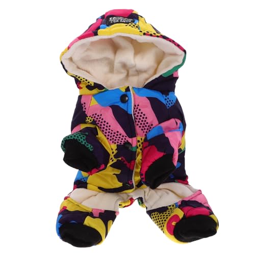 IMIKEYA Paikka Schneemantel Für Kleine Hunde – Warmer Winteroverall Mit Kapuze - Leichter Hunde-Pullover Im Hirschdesign Für Kaltes Wetter Ideal Für Kleine Und Mittelgroße Hunde von IMIKEYA