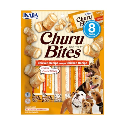 Churu Bites Hühnchenrezept für Hunde 3 Sticks à 10G (Hähnchen - Fleisch) von INABA