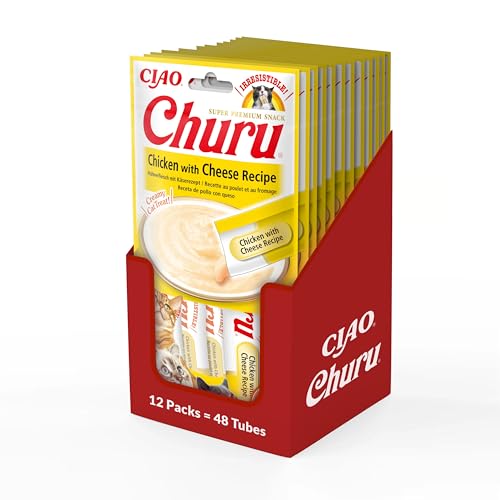 INABA Churu Puree Katzenleckerlis Creamy Snacks, Hochwertige Proteine von INABA