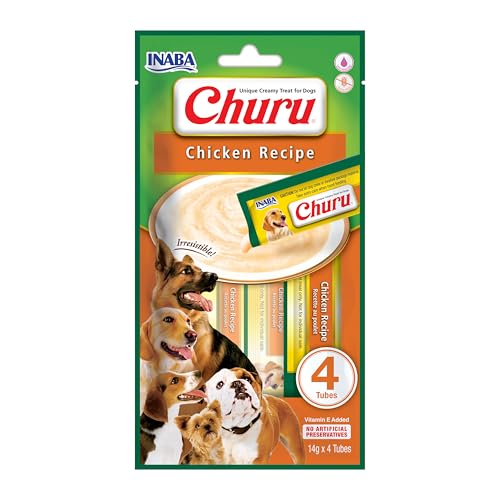 Ina. Churu Dog Snack Püree Huhn 4x14g von INABA