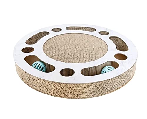 Katzenkratzer Cat Grinder Kreatives Gewelltes Katzenloch Plattenspieler Ball Lustiger Schutz Sofa Katze Kratzbrett Für Katzentrainingsspielzeug Im Innenbereich Kratzmatte Katze von INKTUS