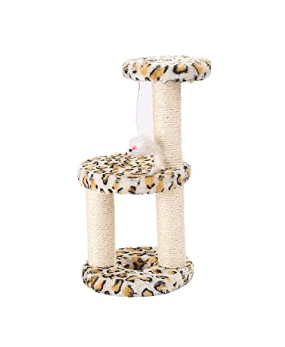 Kratzbaum Kletterbaum Sisal-Katzen-Klettergerüst Kratzbaum Haustier-Katzenspielzeug Dreistufiges Katzen-Klettergerüst Katzen-Kratzbaum Kätzchen-Kratzbaum Katzenkratzbaum von INKTUS