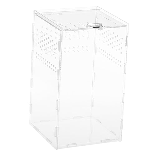 1 Satz Transparente Futterbox Reptilienzuchtbecken Schlangengehege Behälter Für Reptilien Reptilienbehälter Für Haustiere Reptilien-Terrarium-kit Tarantel Vogelspinnengehege Acryl INOOMP von INOOMP