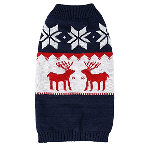 INOOMP 1 STK Kleidung Für Haustiere Katzenmantel Welpenpullover Haustierzubehör Haustierkleidung Für Den Urlaub Haustier Wintermantel Kleine Hunde-Outfits Hündchen Acryl Hundekleidung von INOOMP