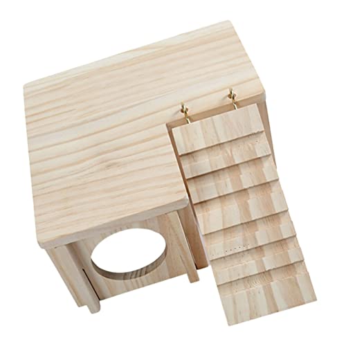 INOOMP 1satz Hamsterhaus Aus Holz Für Kleintiere Gemütliche Rückzugsmöglichkeit Für Hamster Und Chinchillas Zum Spielen Und Schlafen Aus Natürlichem Material Mehrzweckfähig INOOMP 1satz Hamsterhaus Aus Holz Für Kleintiere Gemütliche Rückzugsmöglichkeit Für Hamster Und Chinchillas Zum Spielen Und Schlafen Aus Natürlichem Material Mehrzweckfähig von INOOMP