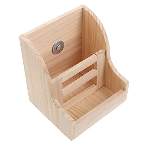 INOOMP 1 Satz Grasständer Aus Holz Für Haustiere Gestell Haushaltsinhaber Haustierzubehör Hasen-Accessoires Häschen Grasfresser Futterregal Für Den Haushalt Futterhäuschen Für Kaninchen von INOOMP