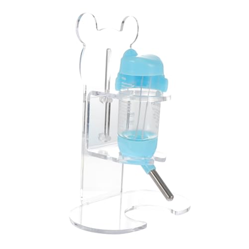 INOOMP 1 Satz Hamster Flaschenhalter Wasserflasche Trinkflasche für Hamster Trinkflasche für Nagetiere Hamster trinkflasche höhenverstellbarer Trinkflaschenständer Hamster trinkspender von INOOMP