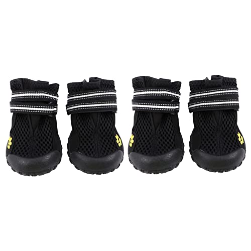 INOOMP 1 Satz Wanderschuhe für Hunde Stiefel für kleine Hunde Outdoor-Schuhe für Haustiere Hunde pfotenschutz Hunde Schuhe große hundeschuhe Pfotenschützer der Hund Netzschuhe Plastik von INOOMP