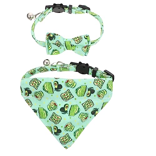 INOOMP 1 Set Haustierhalsband Entzückendes Kätzchenhalsband Katzenzubehör Katzenzubehör Entzückendes Katzenhalstuch Entzückendes Katzenlätzchen Tragbares Katzenlätzchen Tragbares von INOOMP