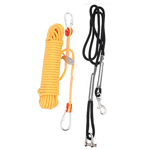 INOOMP 1 Set Hunde Campingkabel Hundeläufer Kabel Robuste Hundekette Hundeketten Für Outdoor Camping Zubehör Hundebindekabel Hundezubehör Verschleißfeste Haustierkette Hunde von INOOMP