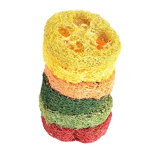 INOOMP 12 STK Luffa-Spielzeug Hamster Spielzeug hamsterspielzeug meerschweinchen Snacks Spielzeug für Meerschweinchen Kaninchenspielzeug Hasenspielzeug Kauspielzeug für Haustiere Igel von INOOMP