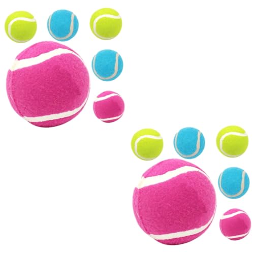 INOOMP 12 STK Tennisspielzeug für Hunde Hunde-Retriever-Bälle Tragbare Ballspielzeuge Interactive Dog Toys interaktives Spielzeug Spielzeug Hundeball kleine Bälle für Hunde Haustier von INOOMP