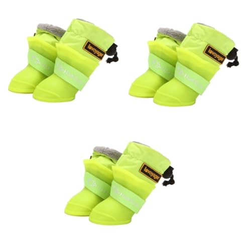 INOOMP 12 STK wasserdichte Regenstiefel Für Haustiere Outdoor-Schuhe Für Schuhe wasserdichte Regenschuhe Regenstiefel Für Hunde Wasserdichter Stiefel Der Hund Kieselgel Wasserfeste Schuhe von INOOMP