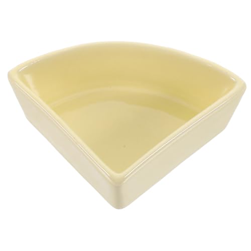 INOOMP 1Stk Futternapf Dreieck für Hamster Hamster-Snacks kleine Tierschalen Gericht pet Water Bowl keramikschüssel Wasserspender Haustier Futterspender für Hamster Futternapf für Hamster von INOOMP