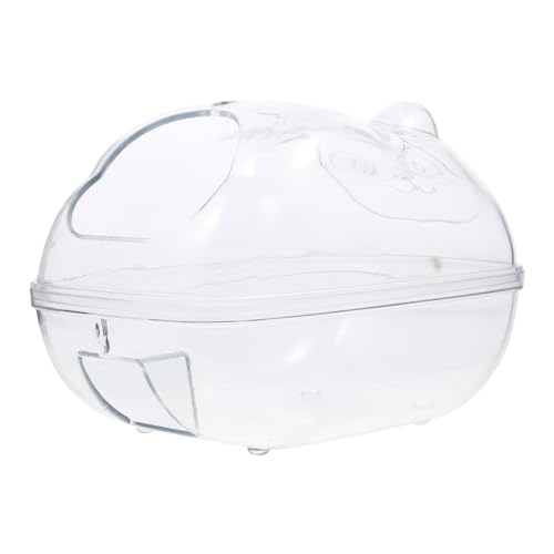 INOOMP 1Stk Hamsterbad Hamster Spielzeug hamsterspielzeug Hamster Dusche Hamster Badezimmer Spielzeugbadewanne klarer Behälter Tier Hamster badewanne Meerschweinchen-Toilette Plastik von INOOMP