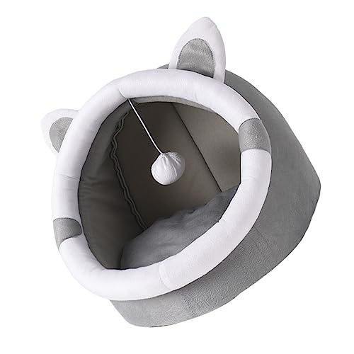 INOOMP 1Stk Katzennest beheiztes Katzenkissen Katzenfenster haustierbett pet Bed Schlafmatten drinnen Kleiner Katze schlafkissen Flauschige Kleine Tiere Zelt von INOOMP