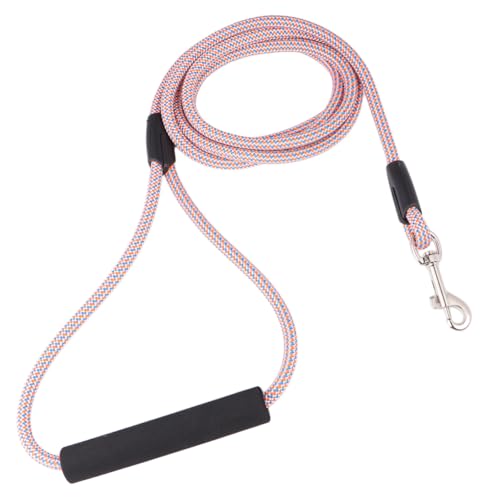 INOOMP 1Stk Zugseil für Haustiere Hund Halsband Riemen Hundetraining 30 Hochleistungsgürtel hundegurt hundelaufband seilspanner Hundeleine Haustierleine der Hund Kettenblatt Rosa von INOOMP