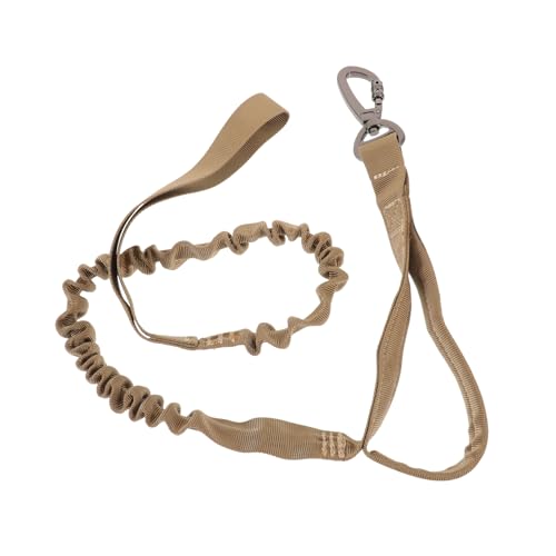 INOOMP Verstellbare Nylon Elastische Hundeleine Für Das Training Von Hunden Taktische Und Polizeihundeleine Khaki von INOOMP