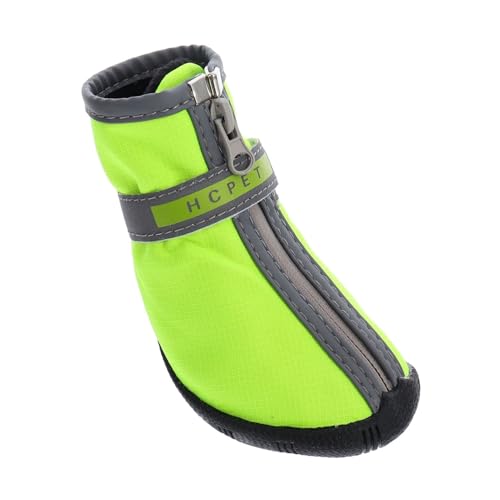 INOOMP 2 Paar Haustierschuhe Hundeschuhe für heißes Pflaster Schneestiefel für Haustiere Winterschuhe für Hunde Paws pfotenschutz Chihuahua-Schuhe Haustier Kurze Schuhe wasserdicht von INOOMP