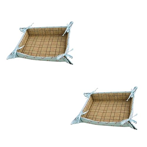 INOOMP 2 STK Bettmatte Für Haustiere Katzenhausbett Sommer Haustierbett Kühlmatte Sommerhaustierbett Katzenbett Sommerschlafmatte Für Haustiere Zubehör Für Katzenkäfige Zwinger Hundedecke von INOOMP