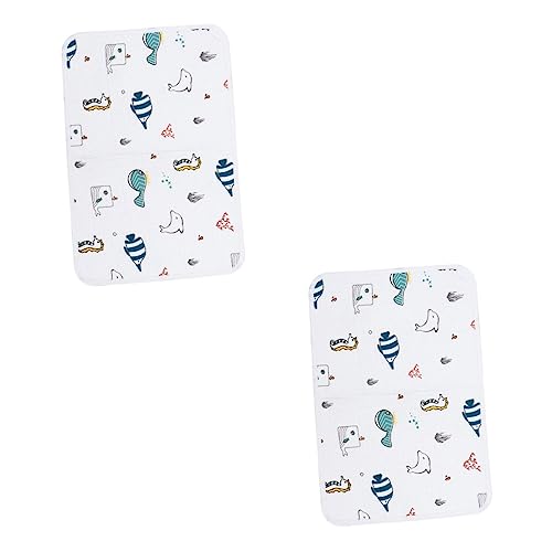 INOOMP 2 STK Pads Für Haustiere Katzen-PIPI-Matte Hunde-PIPI-Pads Wiederverwendbare Pee Pads Welpenunterlagen Hundeurinmatte Töpfchen Für Hunde Wiederverwendbares PIPI-pad Jeder Urin Weiß von INOOMP