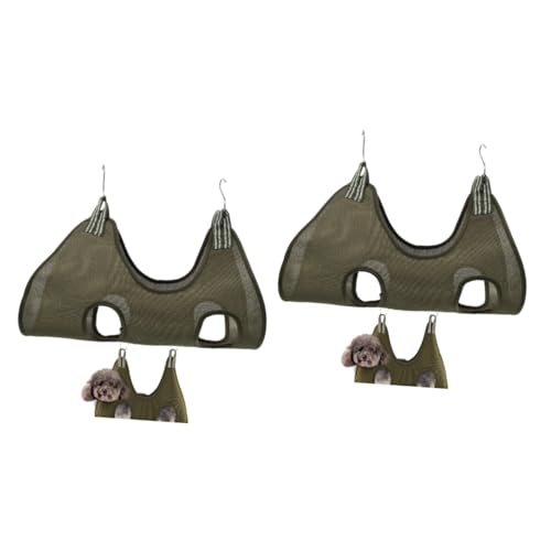 INOOMP 2 Sets Das Bett Tragbar Hundepflegehalter Hängebett Für Pflegezubehör Katzen Und Hundekosmetik Katzennagelschneideschlinge Katzenhängematte Hundepflegezubehör von INOOMP