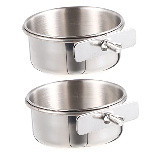 INOOMP 2 Sets Edelstahl Vogelfutterbecher Vogelfutterspender Papageien Futterbecher Vogelfutternapf Papageien Futternäpfe Vogelkäfig Näpfe Vogelpapageien Vogelnäpfe Für INOOMP 2 Sets Edelstahl Vogelfutterbecher Vogelfutterspender Papageien Futterbecher Vogelfutternapf Papageien Futternäpfe Vogelkäfig Näpfe Vogelpapageien Vogelnäpfe Für von INOOMP