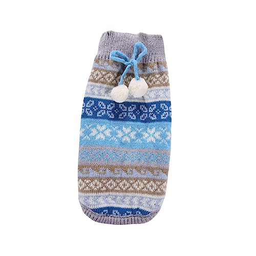 INOOMP 2 Stück Ärmellose Hunde Kapuzenpullover Heimtierbedarf Weihnachtspullover Warmer Pullover Haustier Hundekleidung Winterkleidung von INOOMP