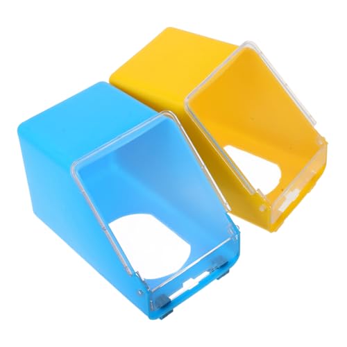 INOOMP 2 Stück Hängender Kastentrog Hängender Futterkäfig Käfig-Feeder Vogel Fütterer Tauben Und Futterhäuschen Multifunktions-Feeder Futterbecken Für Vögel Taubenfutter Fütterung Blau INOOMP 2 Stück Hängender Kastentrog Hängender Futterkäfig Käfig-Feeder Vogel Fütterer Tauben Und Futterhäuschen Multifunktions-Feeder Futterbecken Für Vögel Taubenfutter Fütterung Blau von INOOMP
