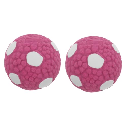 INOOMP 2 Stück Hundespielzeugball Outdoor Spielset Hundebälle Welpen Kauspielzeug Bälle Für Hunde Aggressive Kauer Hunde Kauspielzeug Kleine Hundespielzeuge Für Aggressive Kauer von INOOMP