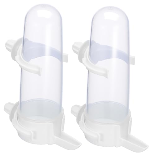 INOOMP 2 Stück Vogelzubehör automatischer Vogelfutterspender Wasserspender für Sittiche für den Käfig Wasserspender für Haustiervögel Pet Bird Feeder Sittich Futterhalter Plastik Weiß INOOMP 2 Stück Vogelzubehör automatischer Vogelfutterspender Wasserspender für Sittiche für den Käfig Wasserspender für Haustiervögel Pet Bird Feeder Sittich Futterhalter Plastik Weiß von INOOMP