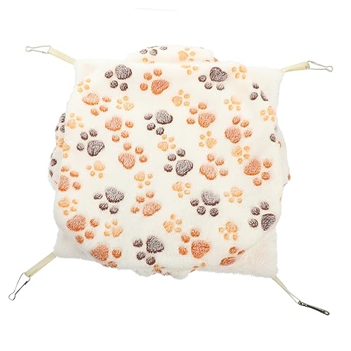 INOOMP 2St Hamster Hängematte Haustierzubehör Haustierkäfig hamsterbett ratten hängematte Schlafsack Schlafbett für Hamster Hängemattenbett atmungsaktiv -Bett hängendes Bett Flanell von INOOMP