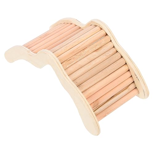 INOOMP 2St Hamsterbrücke aus Holz Hamster Spielzeug hamsterspielzeug Lebewesenzaun Chinchilla-Leiterbarsch Spielzeuge Spielset aus Holz Leiterspielzeug aus Holz Hamster-Trainingsspielzeug von INOOMP