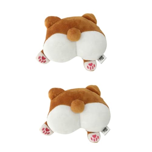 INOOMP 2St Haustier Kuscheltier Plüsch Ente Plüschtier Kauspielzeug für Haustiere Plüschtiere Hunde Kuscheltier hundekuscheltiere Hundespielzeug -Corgi- von INOOMP