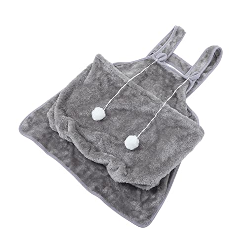 INOOMP 2St Katzen Tasche weiche Katzenschlinge Schlafsack für Haustiere Katzentragetasche Katzenpflegetasche pet Tasche cat Apron Katzenschürze halten Schlafsack für Welpen Korallenvlies von INOOMP