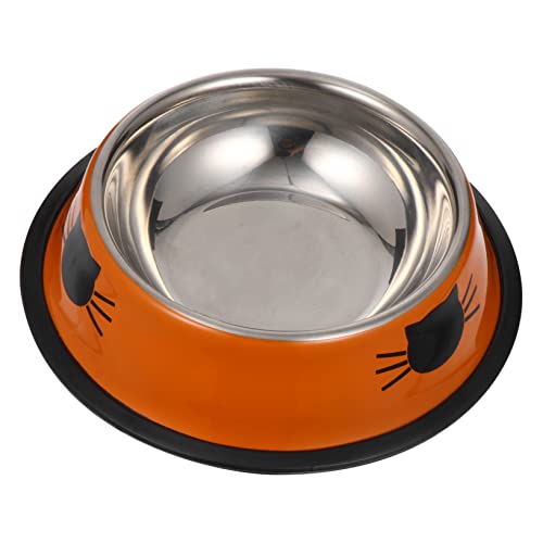 INOOMP 2St Katzennapf aus Edelstahl Langsam essender Hundenapf wasserspender aus Edelstahl Dog Bowl Hunde schüssel Katzennäpfe Welpe Fressnapf für Katzen Futternapf für Kätzchen Haustier von INOOMP