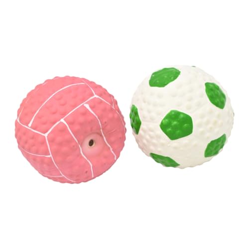 INOOMP 2St Spielzeugball Quietschendes Schlepperspielzeug für Hunde Puzzle-Spielzeug für Hunde interaktives Spielzeug knete Spielzeug Haustier Fußball-Puzzle Hundespielzeug Hundebälle von INOOMP