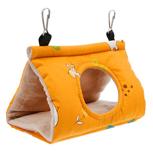 INOOMP 2St Vogelnest Spielzeug für Haustiere Haustier Tipi Vogel hängendes Bett Vogelschutz haustierbett pet Bed Vogelschlafbett Papageiennest verdicken Vogel Hängematte Produkt Segeltuch von INOOMP