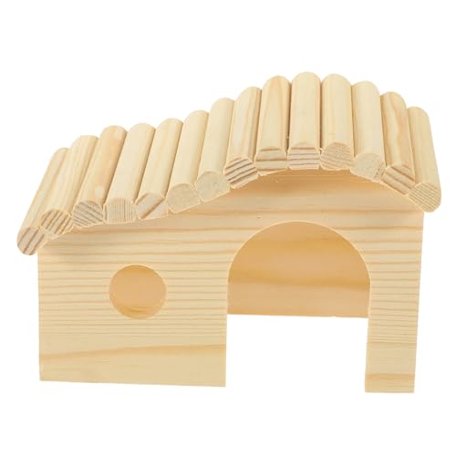 INOOMP 2st Hamsterhaus Spielzeughamster Schädel- -Aquarium Schlafender Hamster Schlafendes Nest Vogel-basketballkorb Hamsterzubehör Hamsterkäfig Hamstervilla Hamster Nach Hause Bambus von INOOMP