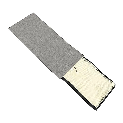 INOOMP 2st Haustier Katze Kratzbrett Kratzpad Katzentrainingsband Türstopper Für Katzen Haustier+Teppich Katzenversorgung Anti-Kratz-Matte Katzenkratzmatte Für Sofa Spielzeuge Sisal Grey von INOOMP