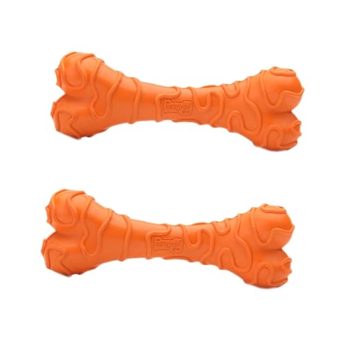 INOOMP 2st Kauspielzeug Für Hunde Hund Gummiknochen Zahnreinigungsspielzeug Für Haustiere Multifunktionales Welpenspielzeug Interessantes Welpenspielzeug Spielzeuge Käseknochen Backenzahn von INOOMP
