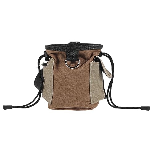 INOOMP 2st Snackpaket Für Haustiere Leckerli-Tasche Für Welpen Tragbare Hundefuttertasche Snack-Tasche Outdoor-lebensmitteltasche Snackhalter Kaffee Ohne Oxford-Stoff Reisen Hundetasche von INOOMP