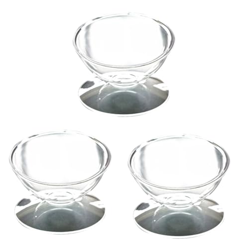 INOOMP 3 STK Hochtransparente Universalschüssel pet Water Bowl pet Supplies Haustierzubehör Erhöhter Katzenfutterautomat hundefutternapf Fressnapf für Haustiere Futternapf für Haustiere von INOOMP