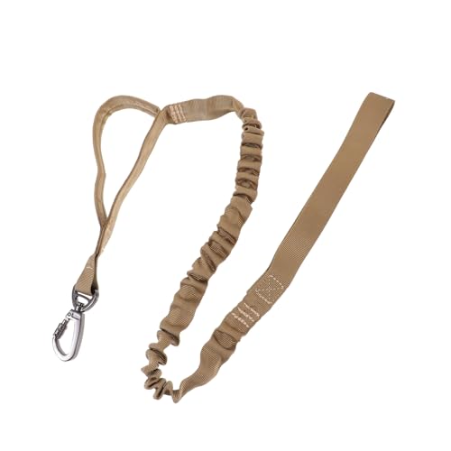 INOOMP 3 STK Hundeleine Leine Mit Kettenschlaufe Haustierleinen Trainingsleine Für Hunde Kettenringleinen Hundetraining Führen Leine Käfige Seil Leine Seilleinen Khaki von INOOMP