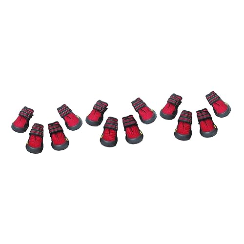 INOOMP 3 Sätze Schuhe für Hunde hundeschuhe Hunde pfotenschutz Dog Shoes Hunde Schuhe Haustierschuhe Hundestiefel Stiefel für Hunde Haustier Hund mittlere bis große Hunde von INOOMP