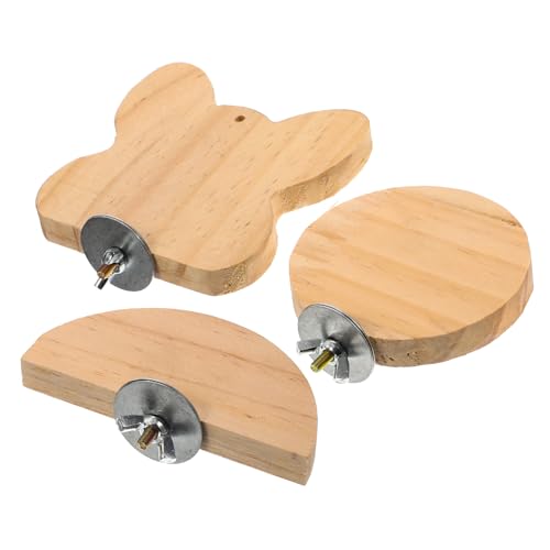 INOOMP Papagei Plattform Spielzeug Holz Vogel Haustier Papagei Jump Board Vogel Liefert für Hamster von INOOMP